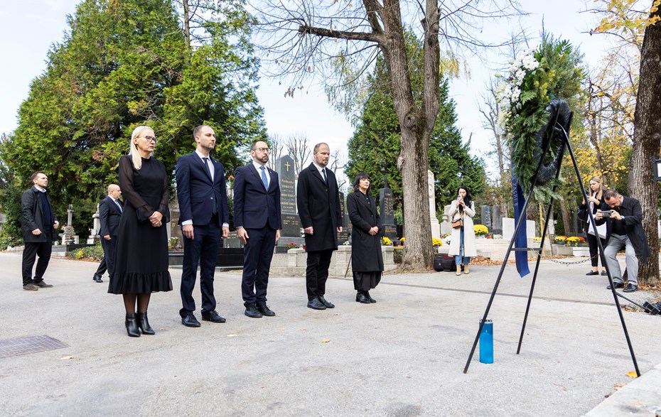 Polaganje vijenaca u povodu obilježavanja blagdana Svih svetih